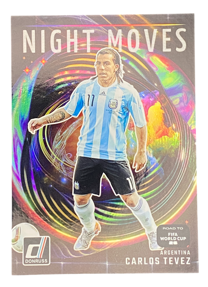 2025-26 Panini Donruss Road to World Cup Carlos Tévez Night Moves