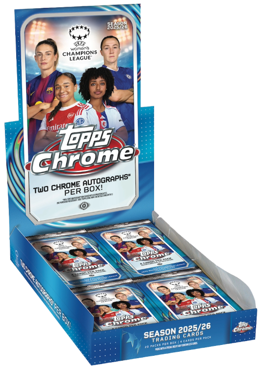2025-26 Caja Topps Chrome Women´s UCC, Hobby - Preorden