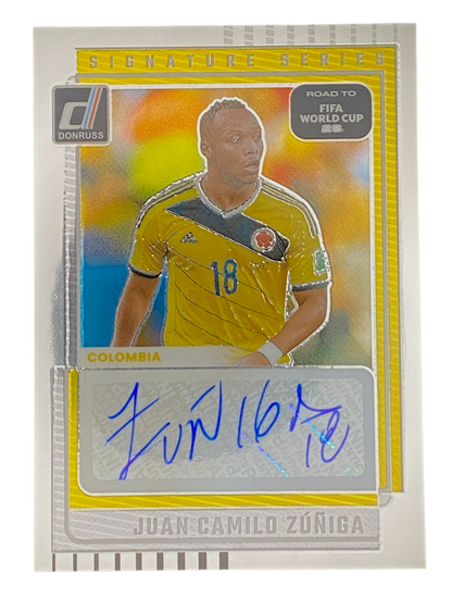 2025-26 Panini Donruss Road to FIFA, Camilo Zuñiga, Autograph