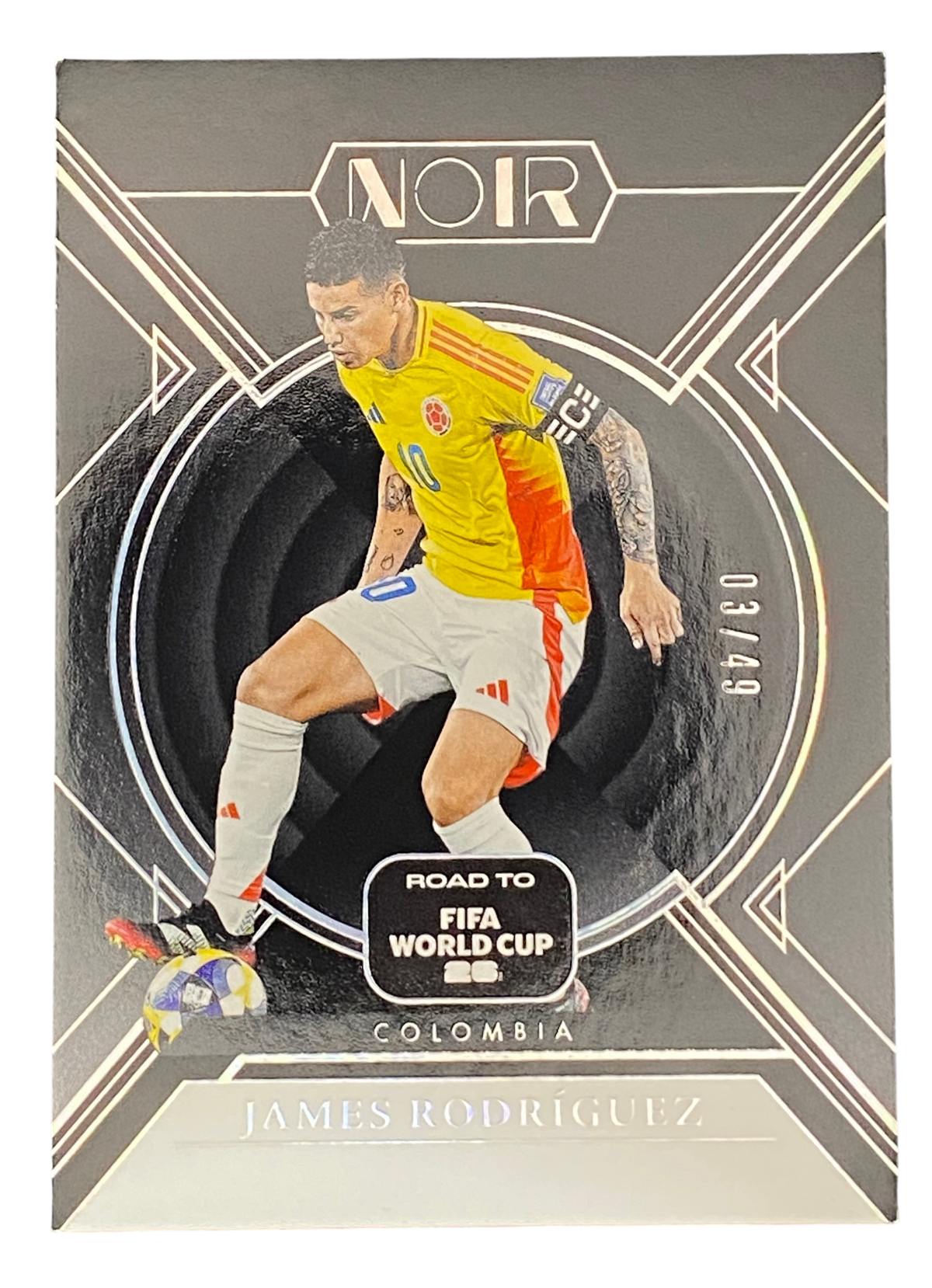 2025-26 Panini Noir Road to FIFA James Rodríguez, 03/49