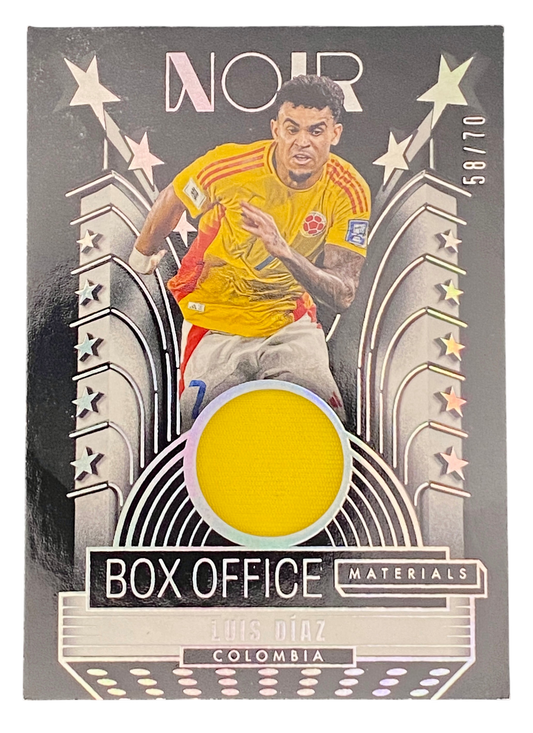 2025-26 Panini Noir, Road to FIFA World Cup, Luis Díaz, 58/70, Patch