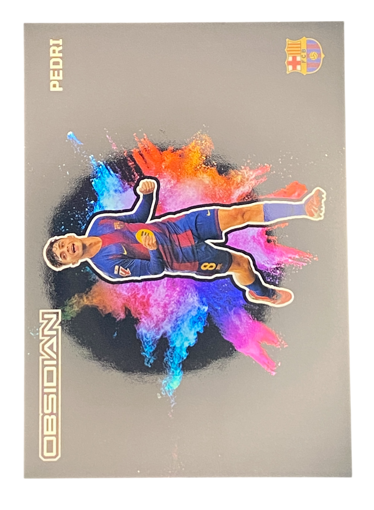 2025-26 Panini Obsidian Soccer Colorblast Pedri
