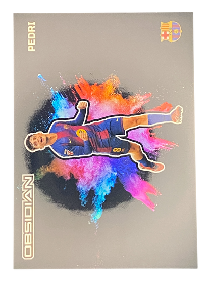 2025-26 Panini Obsidian Soccer Colorblast Pedri