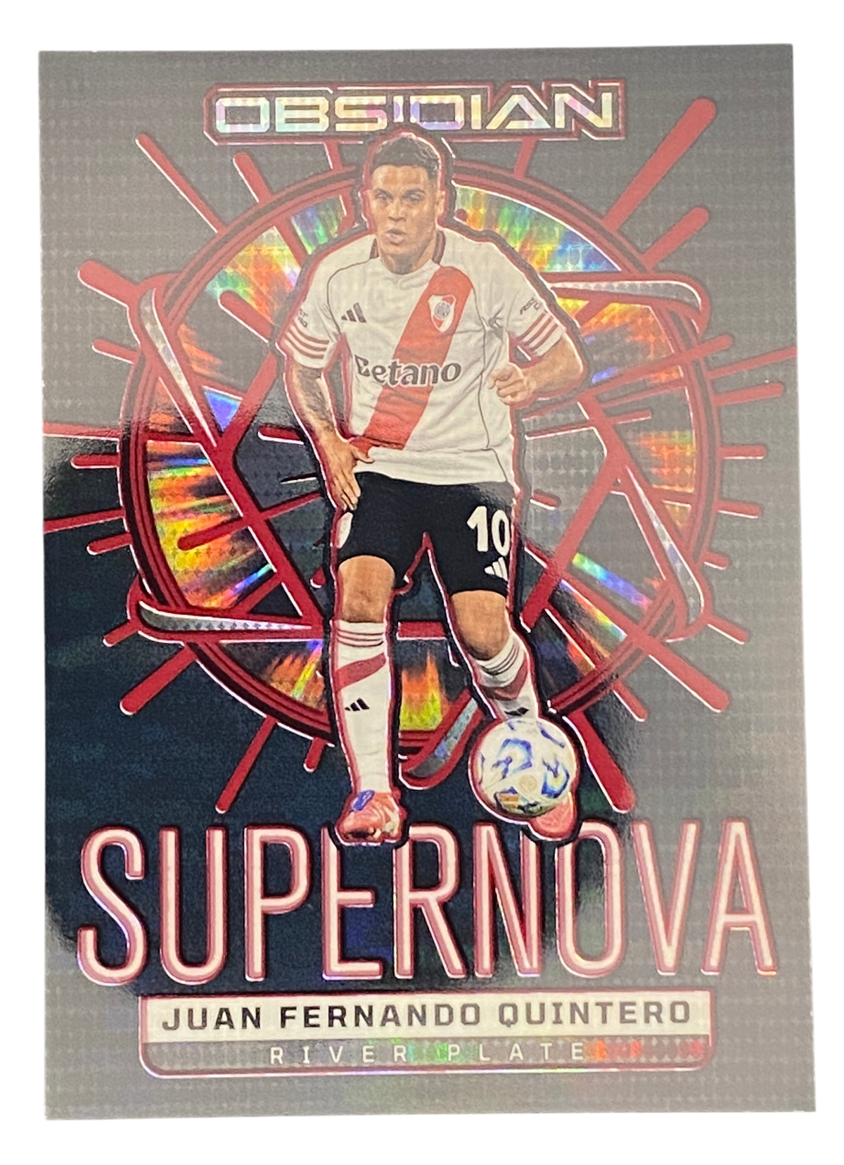 2025-26 Panini Obsidian Soccer, Juan Fernando Quintero, 48/60