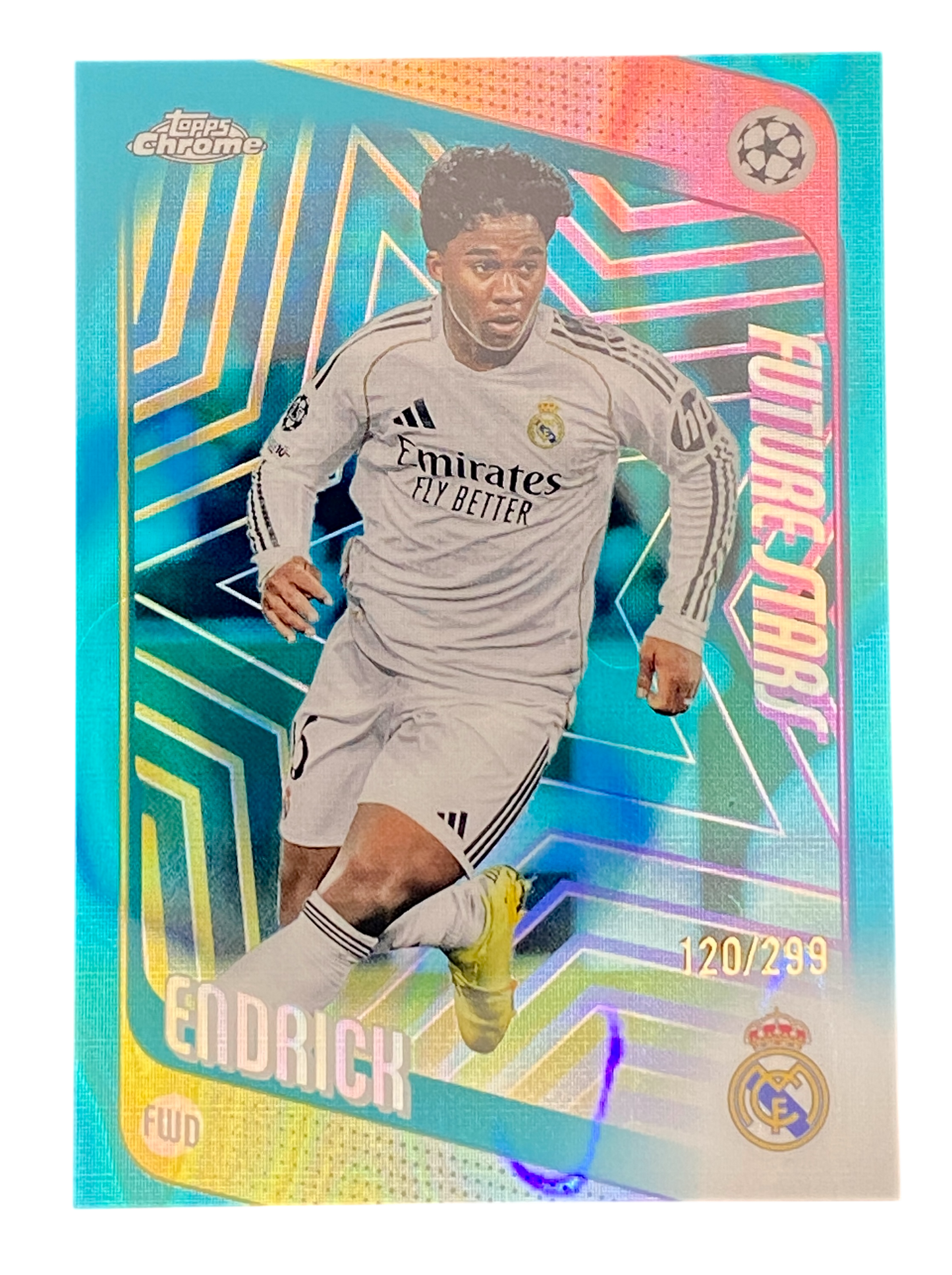 2025-26 Topps Chrome Future Stars, Endrick, 120/299