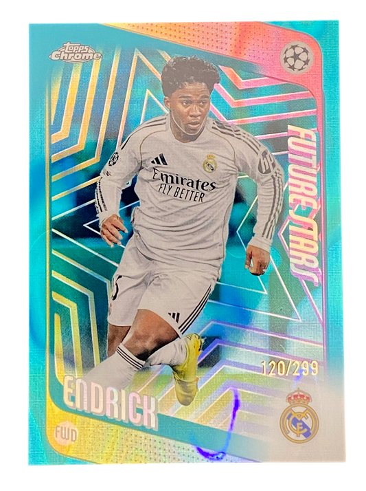 2025-26 Topps Chrome Future Stars, Endrick, 120/299
