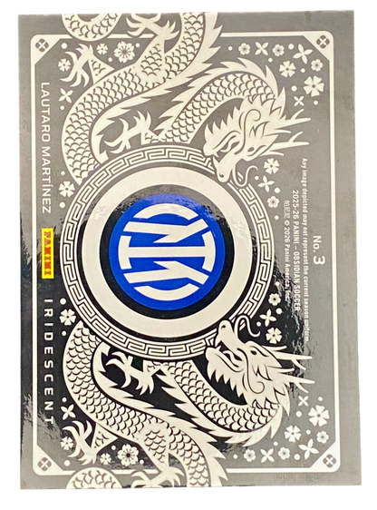 2025-26 Panini Obsidian Lautaro Martínez Iridescent, SSP