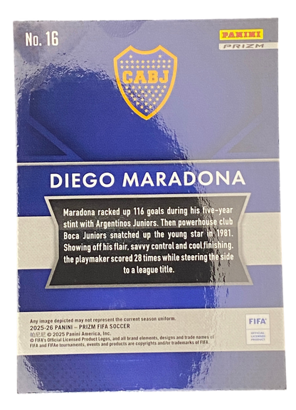 2025-26 Panini Prizm Soccer Diego Maradona