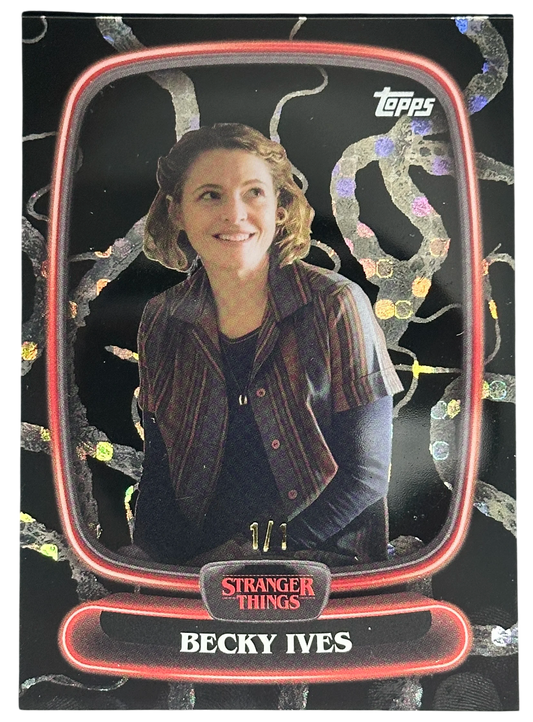 2025 Topps Stranger Things High Tek Becky Ives 1-1
