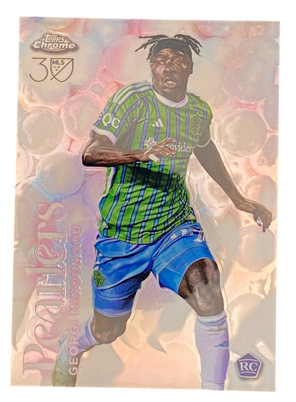 2025 Topps Chrome MLS Georgi Minoungou Pearlers, Case Hit, Rookie Card