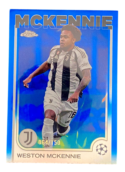2025 Topps Chorme UCC Weston Mckennie 64/150