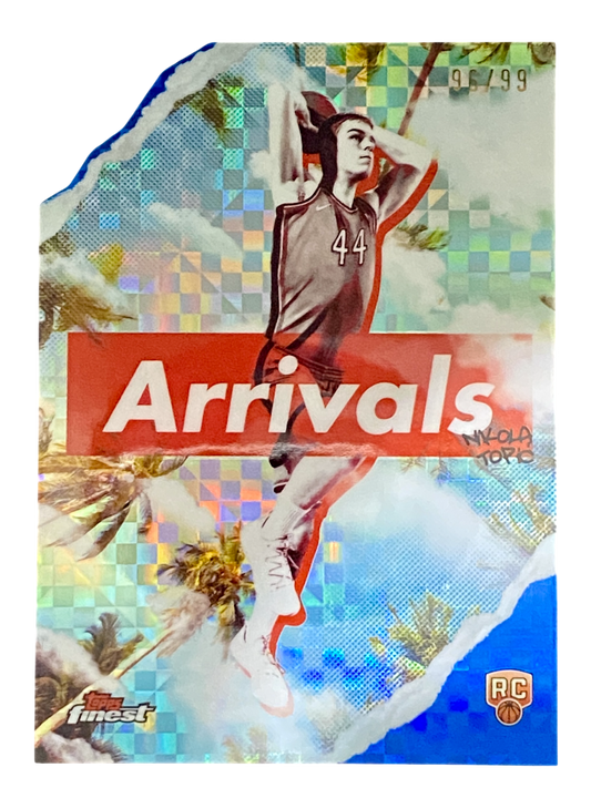 2025 Topps Finest Nikola Topic Arrivals 96/99