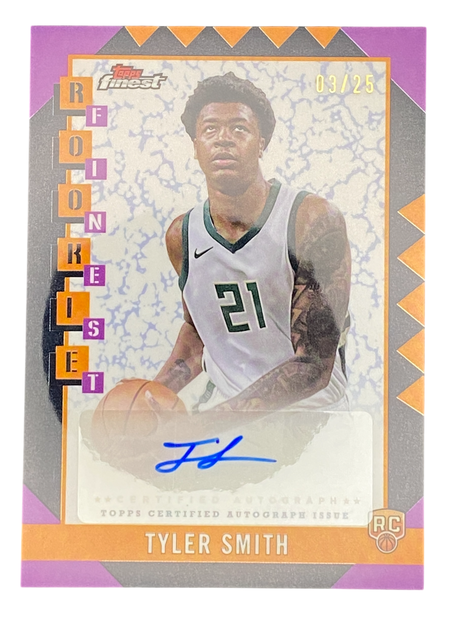 2025 Topps Finest Tyler Smith Autogrpah RC 03/25