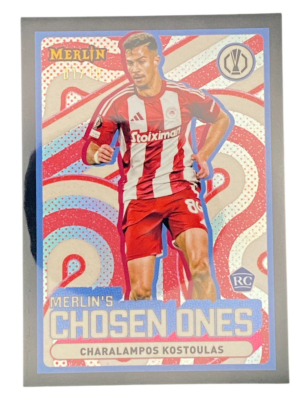 2025 Topps Merlin UCC Charalampos Kostoulasn RC 01/10
