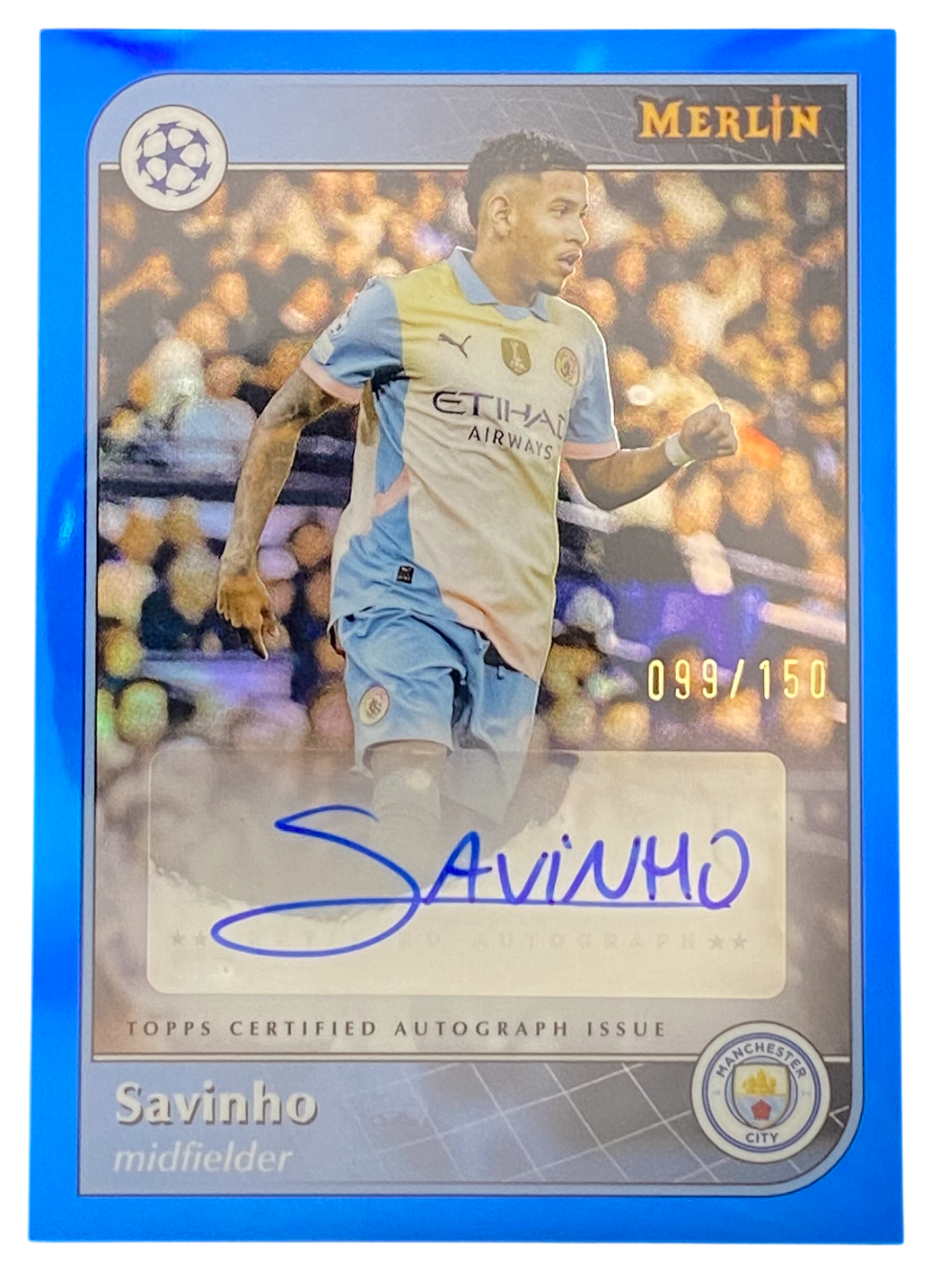 2025 Topps Merlín Savinho autograph 099/150