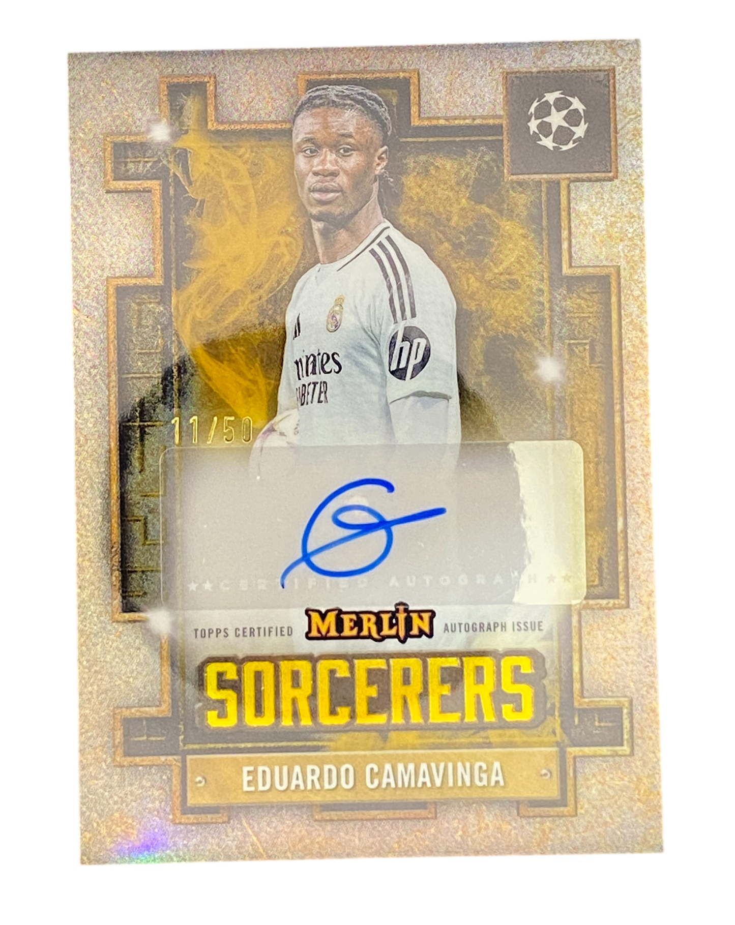2025 Topps Merlin UCC Eduardo Camavinga Autograph 11/50