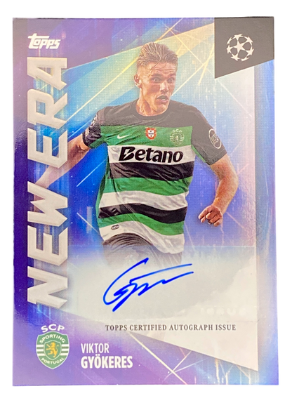 2025 Topps UEFA Club Competitions Viktor Gyokeres Autograph