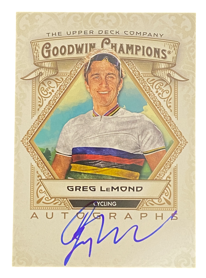 2025 Upper Deck Goodwin Champions Greg Lemond Autograph