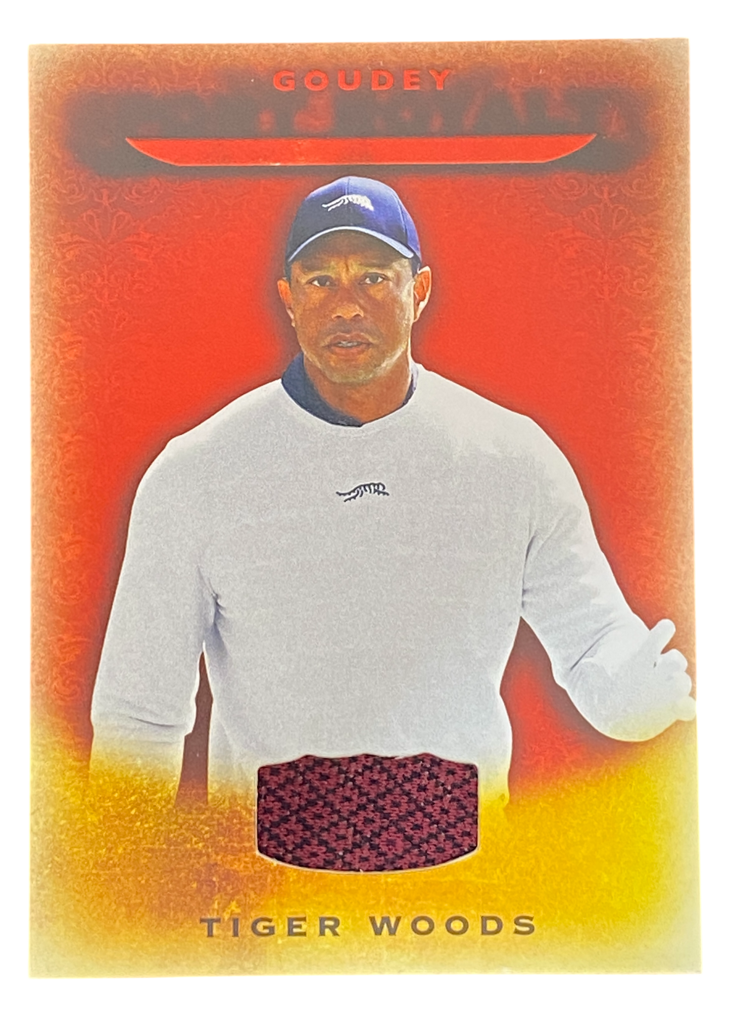 2025 Upper Deck Goodwin Champions Tiger Woods, Player Worn Patch
