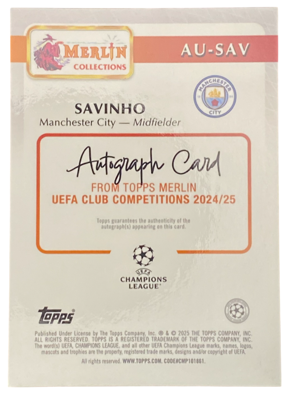 2025 Topps Merlín Mattia Liberali autograph, 88/99