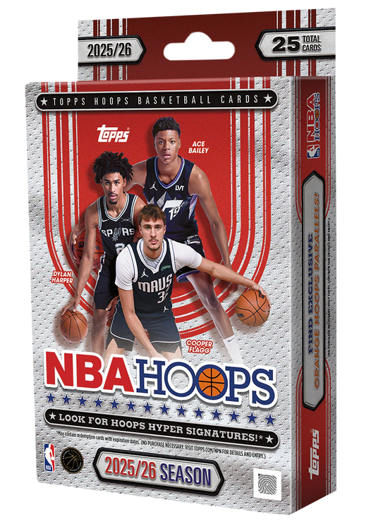 2025-26 Caja Topps NBA Hoops Hanger Box