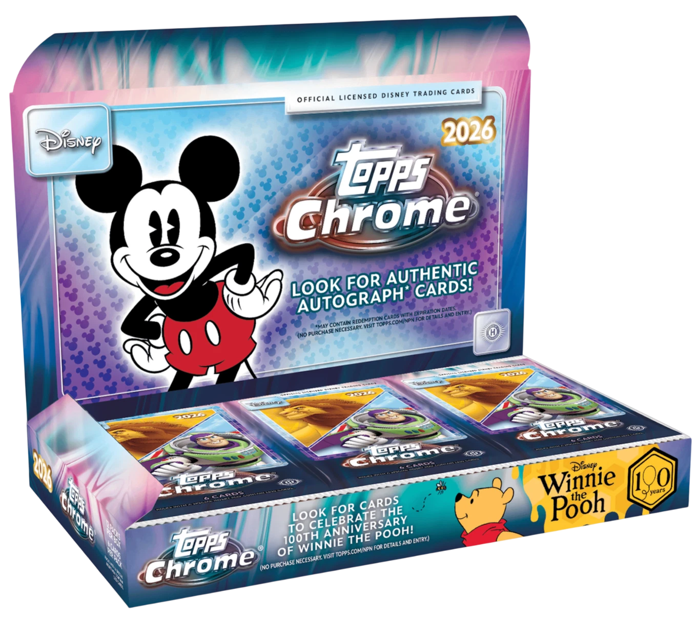 2026 Caja Topps Chrome Disney, Hobby - Preorden