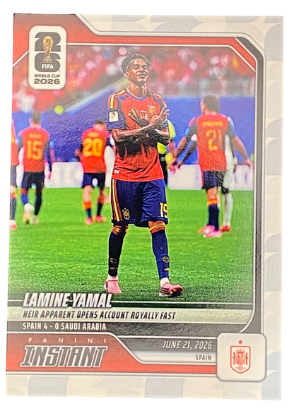 2026 Panini Instant Lamine Yamal FIFA World Cup