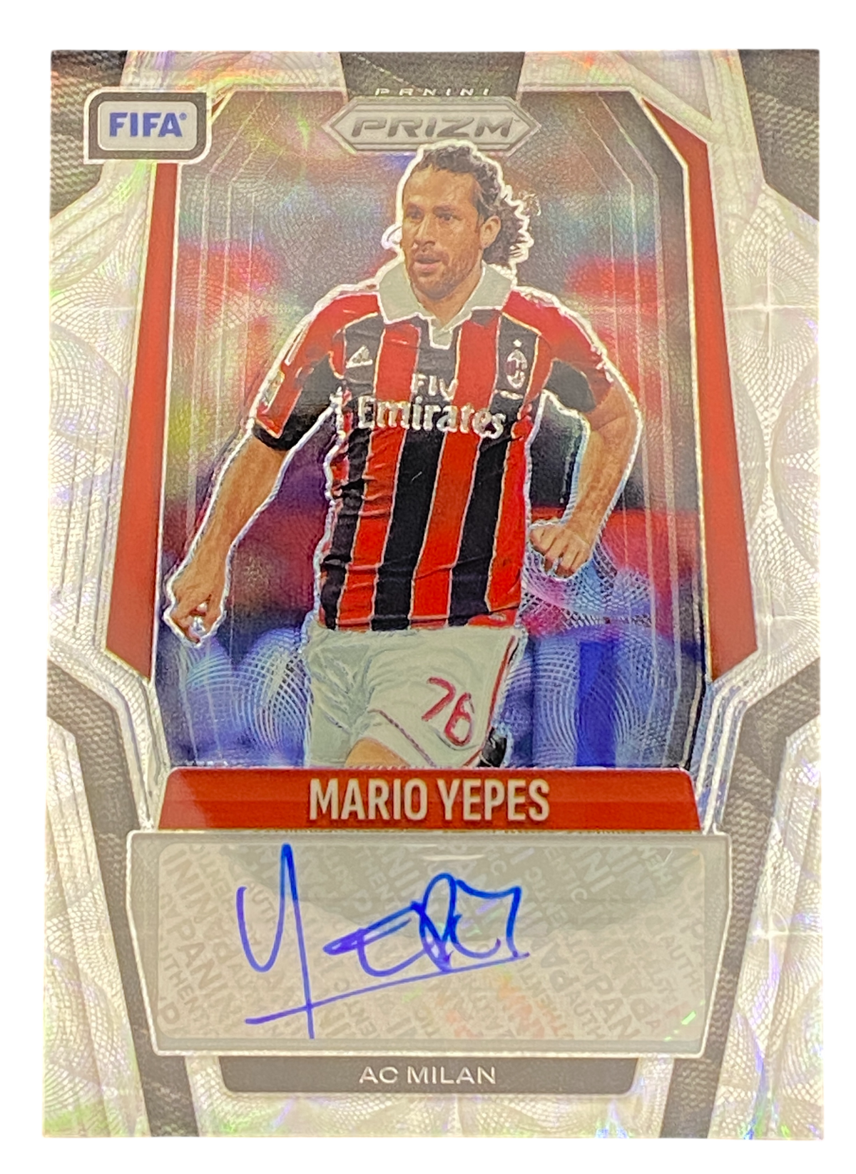2026 Panini Prizm FIFA Mario Yepes, Autograph, AC Milan