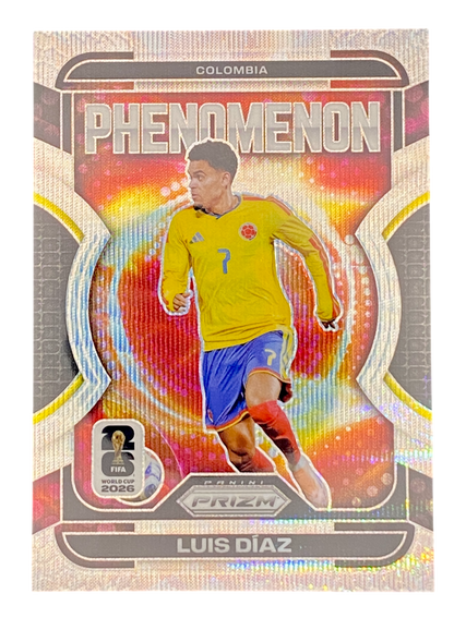 2026 Panini Prizm FIFA World Cup Luis Diaz, Phenomenon