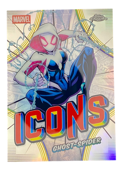 2026 Topps Chrome Marvel Comics Spider-Man, Icons, Ghost-Spider