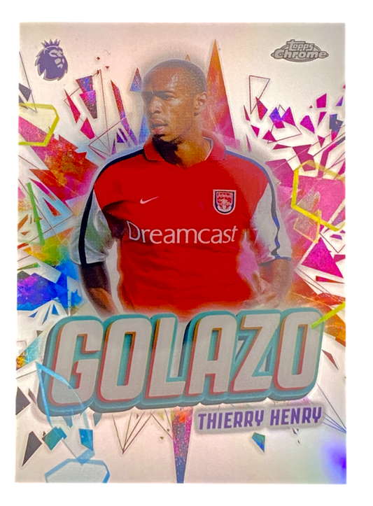 2026 Topps Chrome Premier League Thierry Henry Golazo