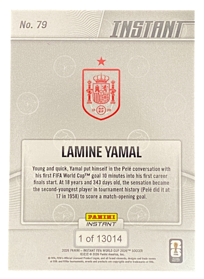 2026 Panini Instant Lamine Yamal FIFA World Cup