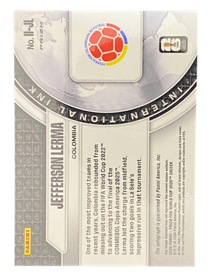 2026 Panini Prizm FIFA World Cup Jefferson Lerma Auto