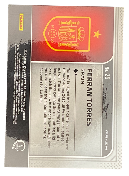 2026 Panini Prizm World Cup Ferran Torres, National Pride, Case Hit