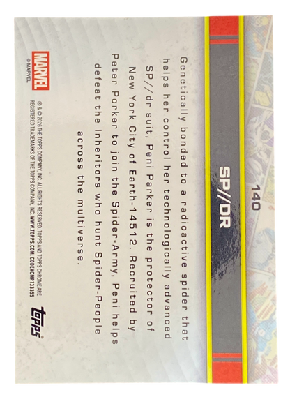 2026 Topps Chrome Marvel Comics Spider-Man, SP//DR