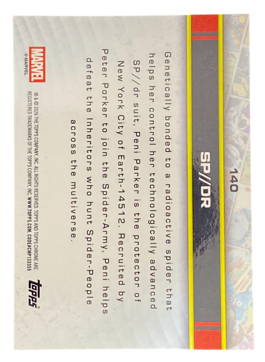 2026 Topps Chrome Marvel Comics Spider-Man, SP//DR