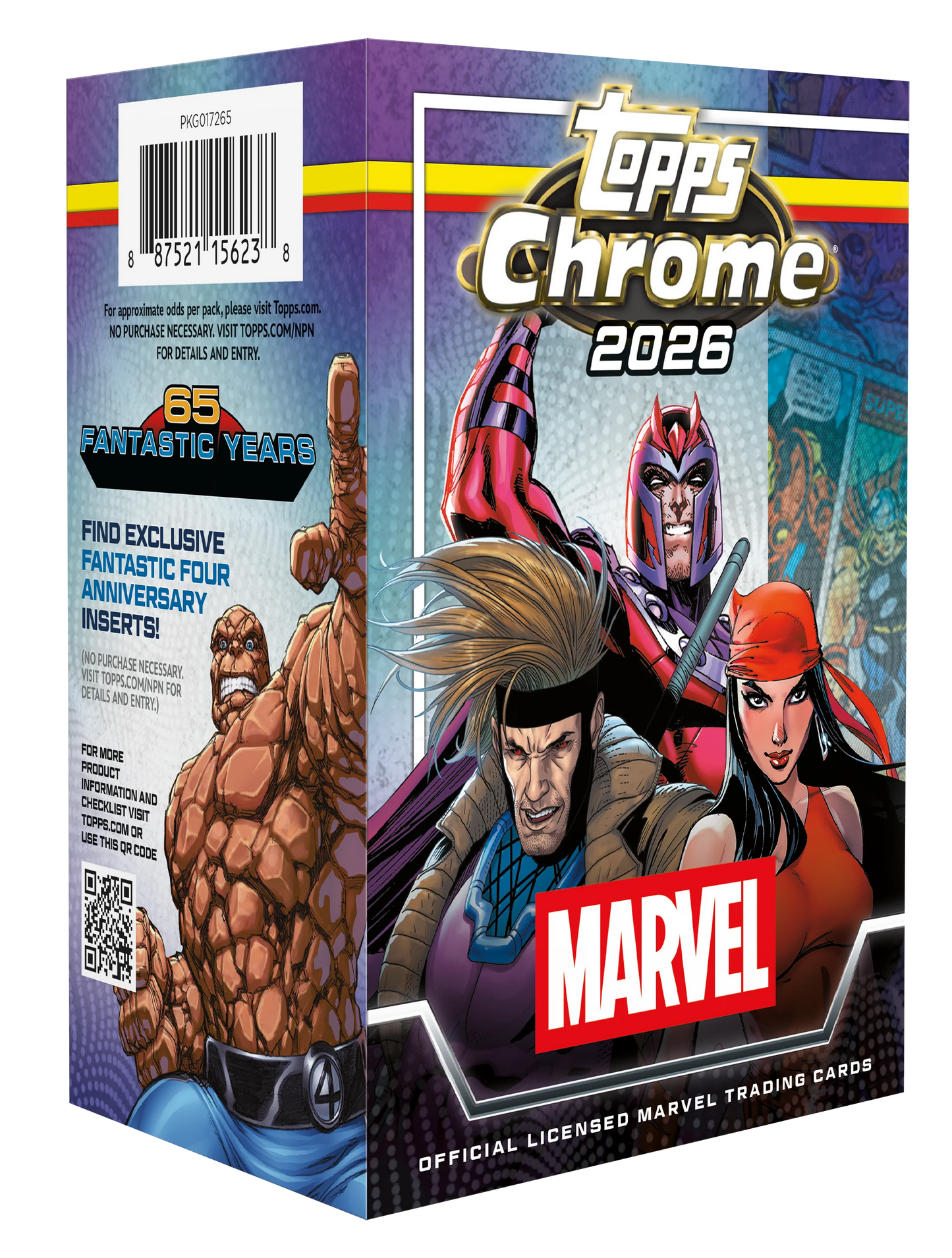 2026 Caja Topps Chrome Marvel, Value - Preorden