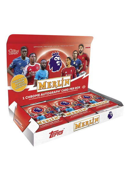 2025-26 Caja Topps Merlin Premier League, Hobby - Preorden
