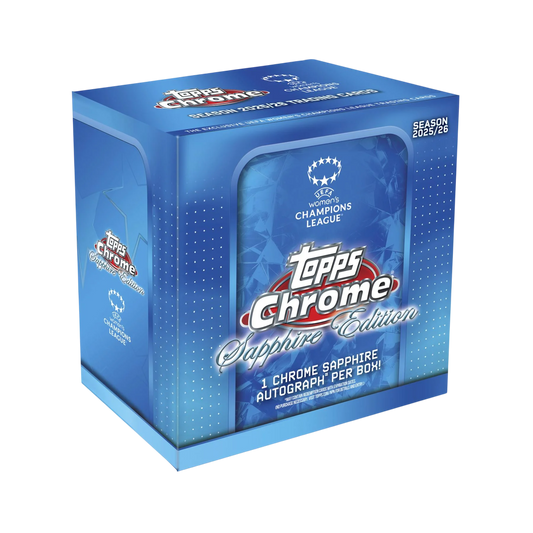 2025-26 Caja Topps Chrome Women´s Sapphire UEFA - Preorden