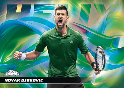 2026 Caja Topps Chrome Tennis Hobby - Preorden