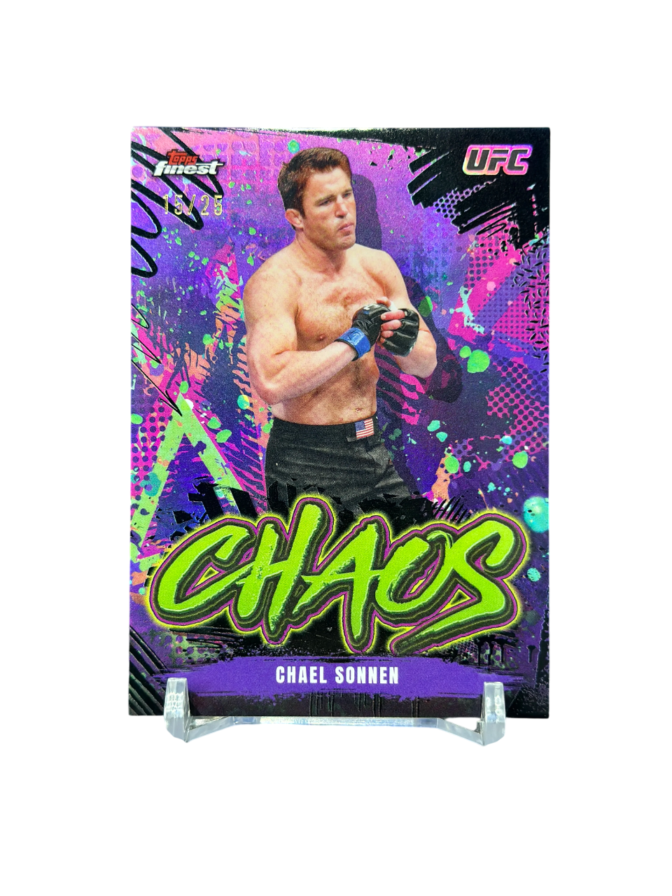 Chael Sonnen, Topps Finest UFC, Chaos, 15-25, 2024