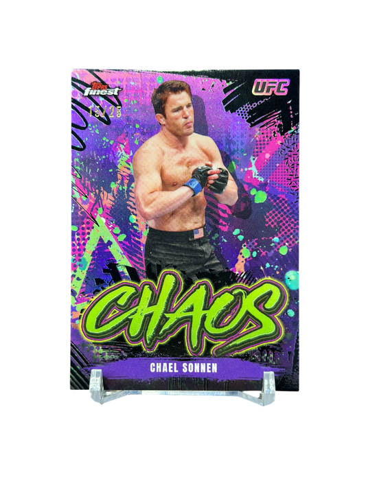 Chael Sonnen, Topps Finest UFC, Chaos, 15-25, 2024