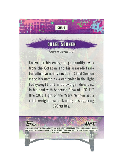 Chael Sonnen, Topps Finest UFC, Chaos, 15-25, 2024
