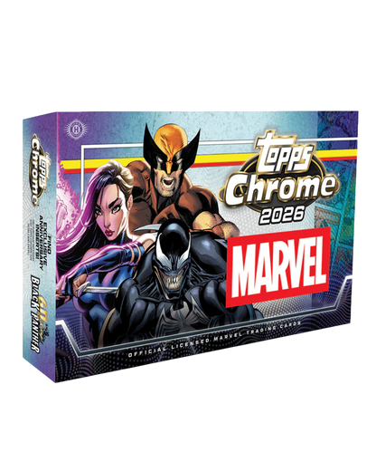 2026 Caja Topps Chrome Marvel, Hobby - Preorden