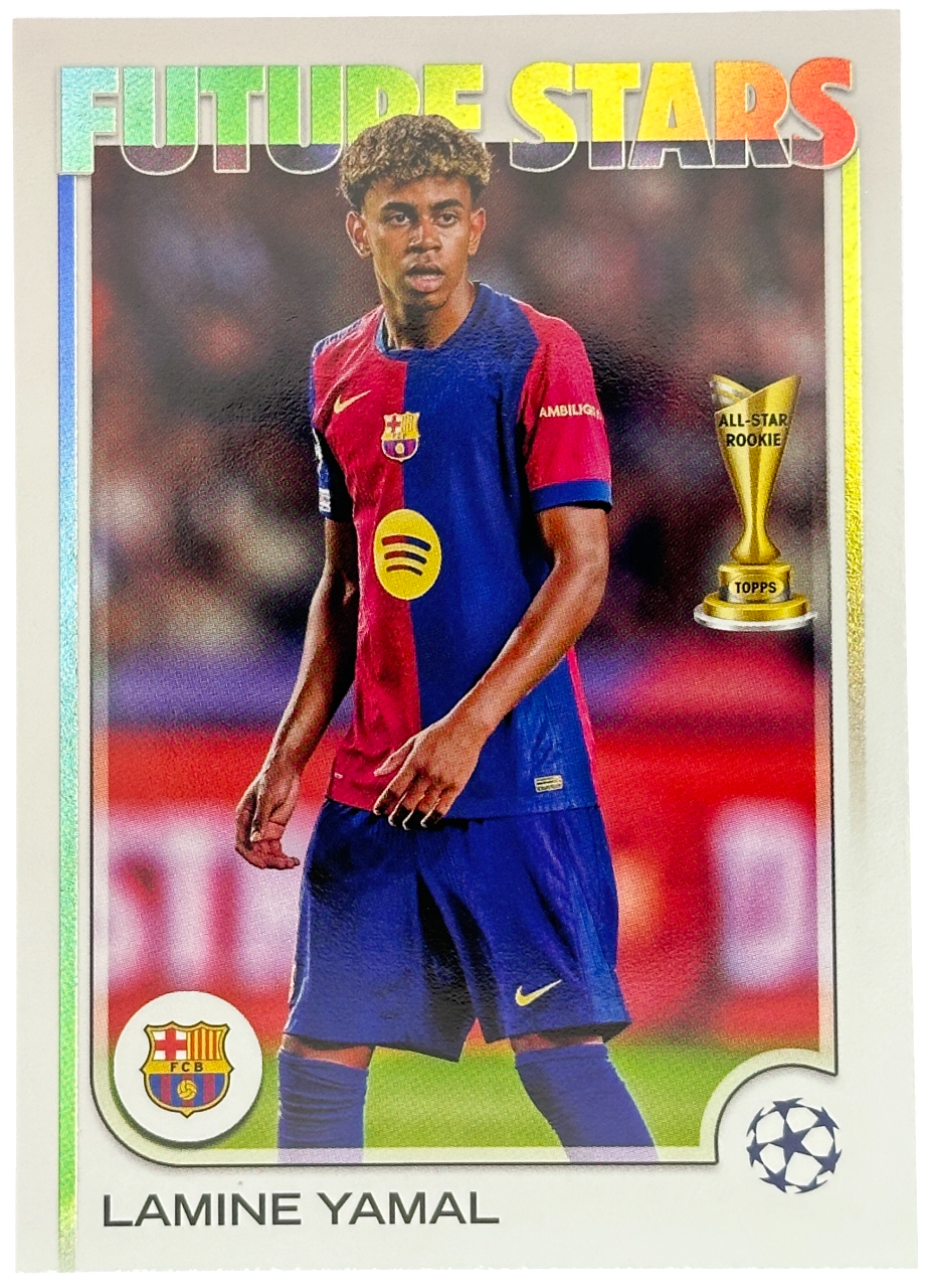 2024-25 Topps Flagship UEFA Lamine Yamal Future Stars