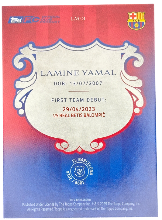 2024-25 Topps FC Barcelona Lamine Yamal