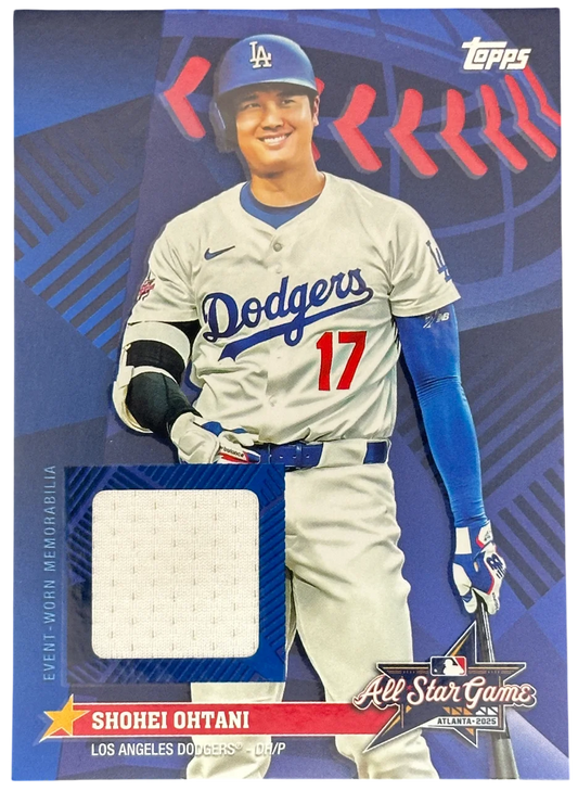 2025 Topps Update Shohei Ohtani All Star Stiches Relic Dodgers