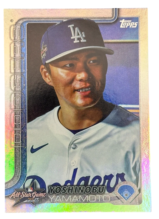 2025 Topps Update Yoshinobu Yamamoto All Star Game Refractor