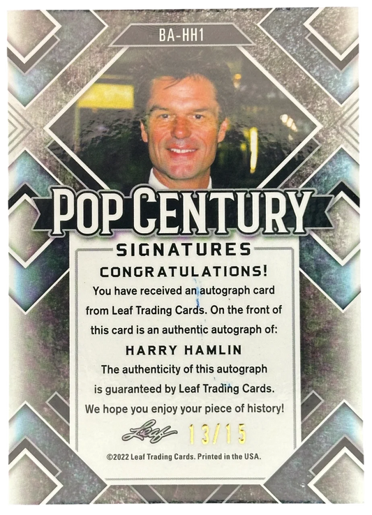 2022 Leaf Pop Century Harry Hamlin Autograph 13/15