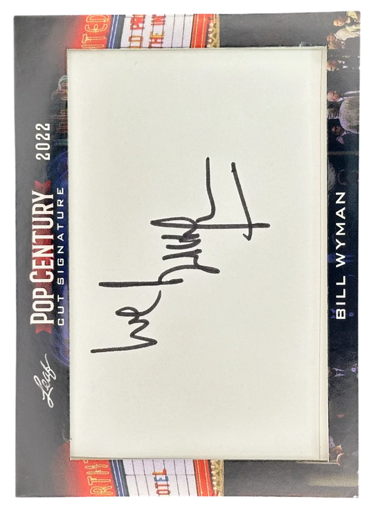 2022 Leaf Pop Century Billy Wyman Autograph